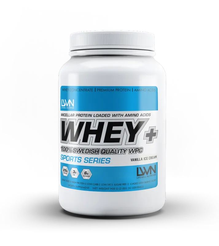 LWN WHEY+ vaniljglass 908g