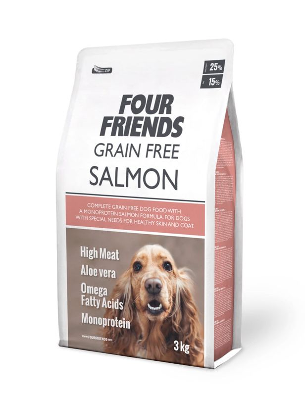 Fourfriends Dog GF Salmon 3 kg