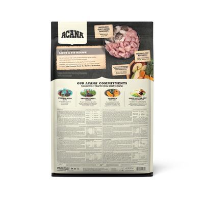 Acana Light & Fit hundfoder 6kg