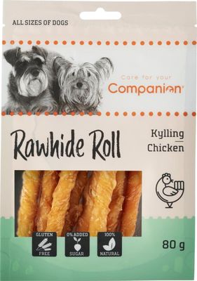 Companion Rawhide Roll Kyckling 80g x18