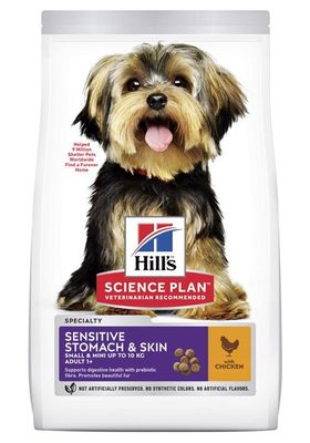 Hill's Canine Adult Sen.Stomach&Skin Small&MiniChicken 3kg