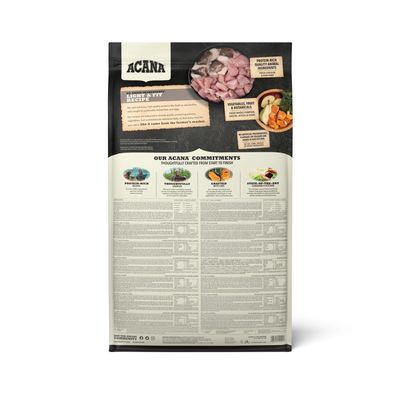 Acana Light & Fit hundfoder 11,4kg