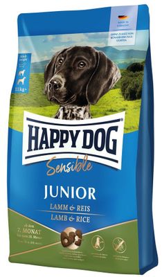 HappyDog Sens. Junior Lamb & Rice 10 kg