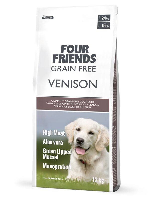 Fourfriends Dog GF Venison 12 kg