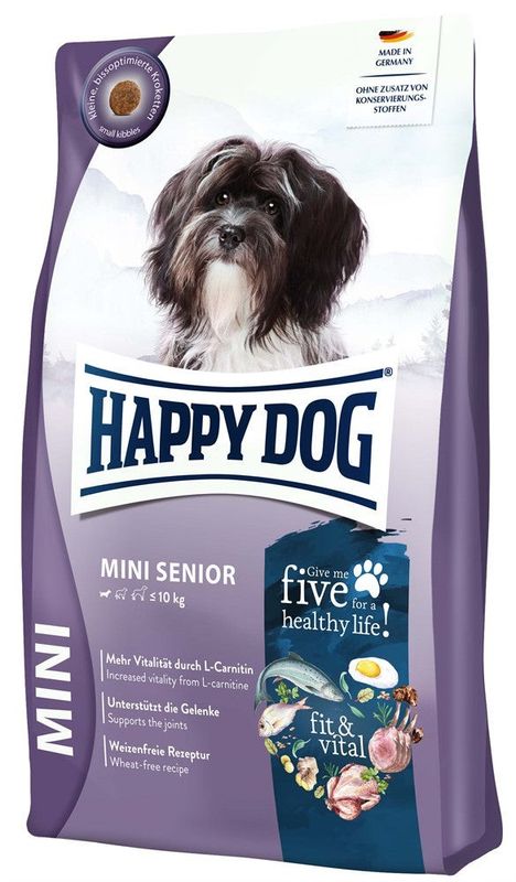 HappyDog f&v Mini Senior, 4 kg