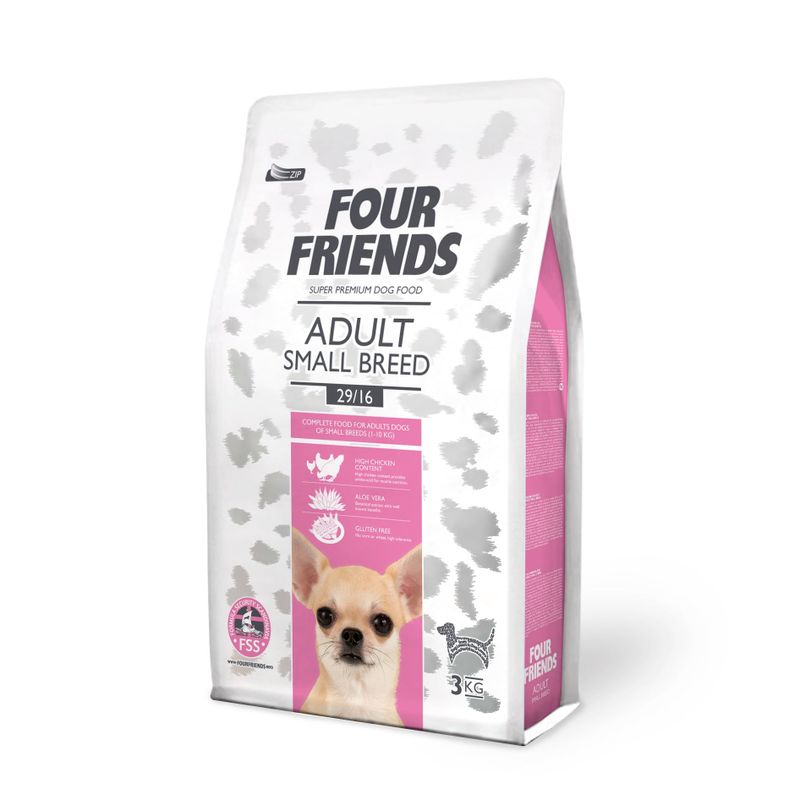 Fourfriends Dog Adult Small Breed 3 kg