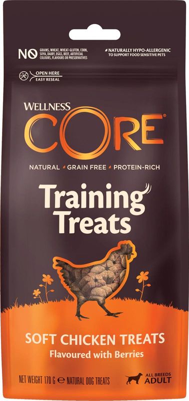 CORE Training Treats kyckling med tillsatta bär