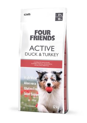 Fourfriends Dog Active Duck & Turkey 12 kg