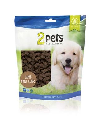 2pets Dogsnack Lamb MiniCubes, 400 g x5