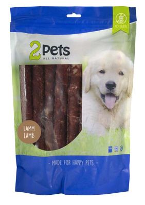 2pets Tuggrulle m lamm 28cm 12-pack XL, 1000g x6