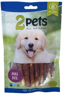 2pets Tuggpinne m ankfilé 12cm 6-pack, 70g x10