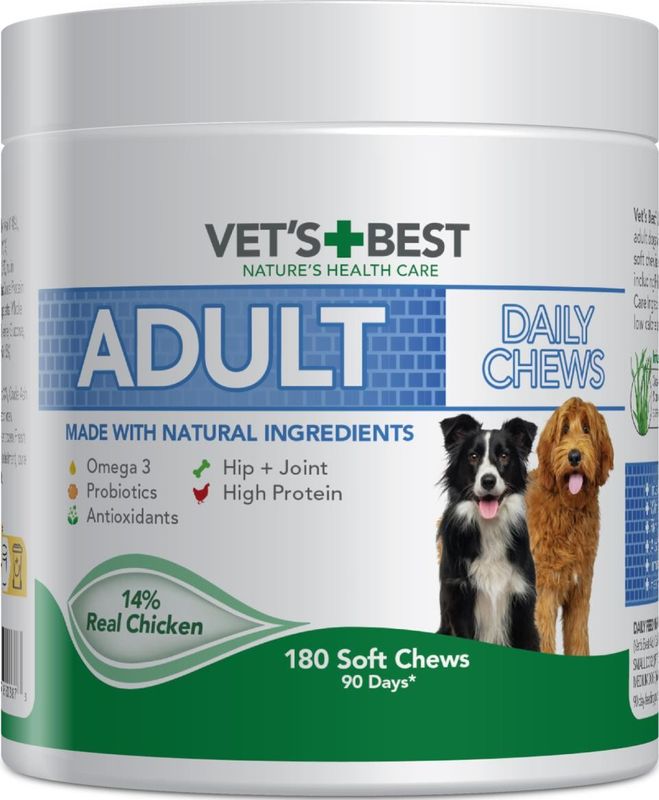 Vets Best Daily Chews - Adult