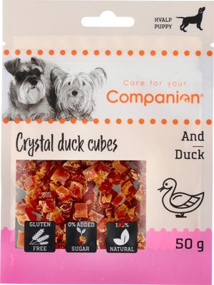 Companion mini duck cubes for puppy 50g x12