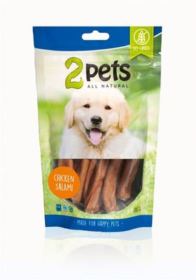 2pets Dogsalami Chicken 100 g x6