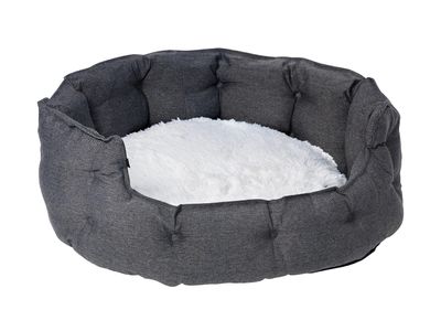 Bädd Classy Memory foam oval grå