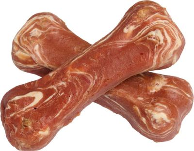 Companion meat wrapped rawhide bone - anka och torsk 100g x12