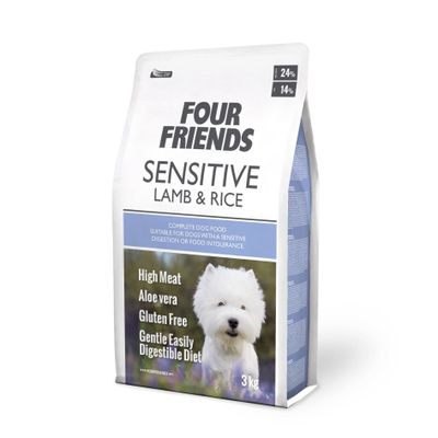 Fourfriends Dog Sensitive Lamb & Rice 3 kg