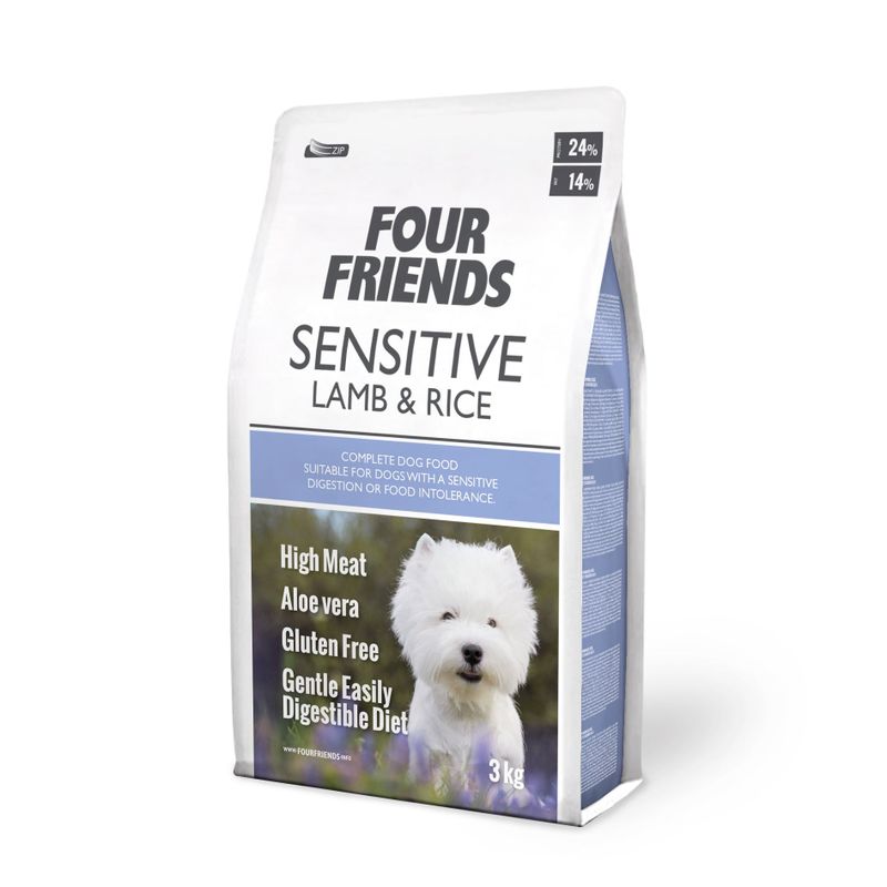 Fourfriends Dog Sensitive Lamb & Rice 3 kg