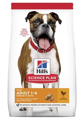 Hill's Canine Adult Light  Medium Chicken 14kg