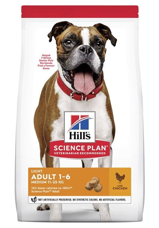 Hill's Canine Adult Light  Medium Chicken 14kg