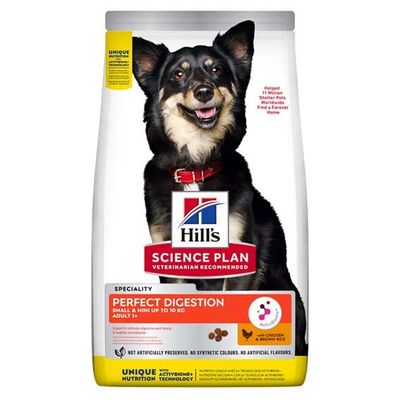 Hill's Canine Adult Per.Digest. Sm.&Mini, Chick.&Br.Rice 6kg