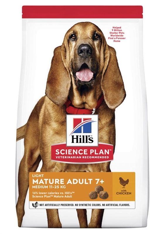 Hill's Canine Mature Light  Medium Chicken 14kg