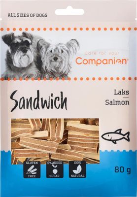 Companion salmon sandwich 80g x18