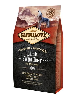 Carnilove Lamb- Wild Boar Adult (4 kg)