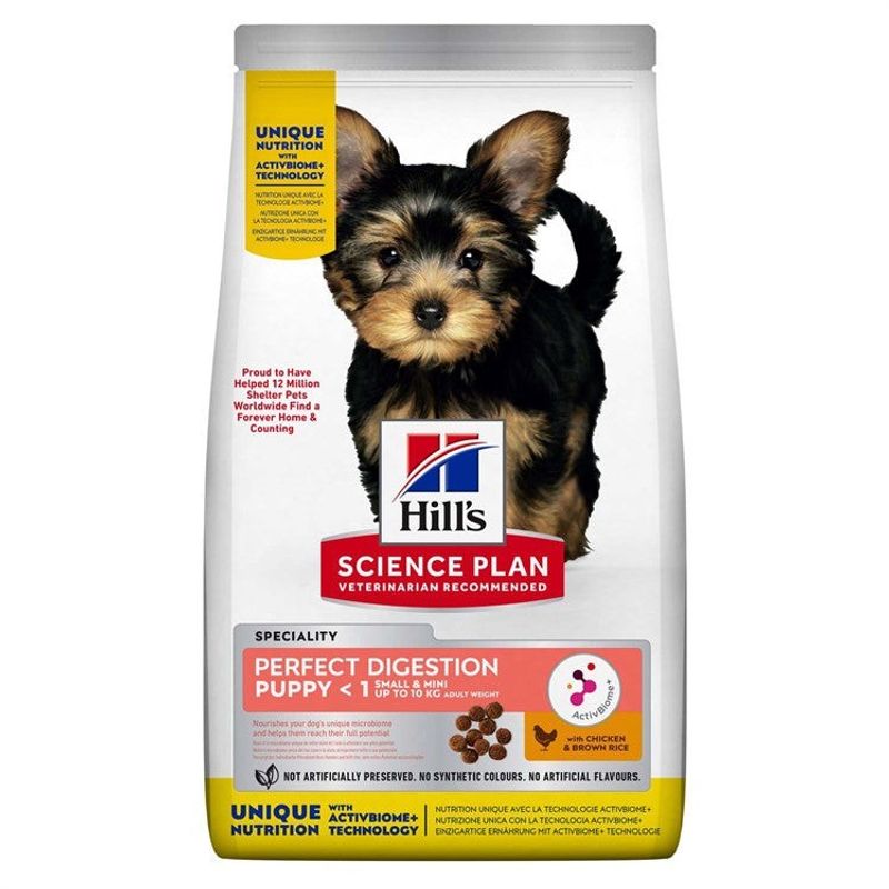 Hill's Puppy Perfect Digestion S&M, Chicken & Brown Rice 6kg