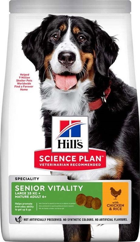 Hill's Canine Senior Vitality Large Breed Chicken 14kg