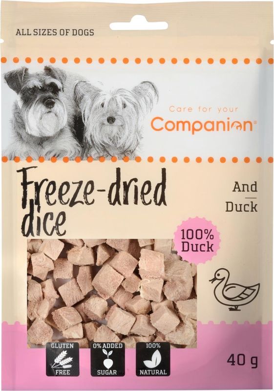 Companion freeze-dried dice - anka 40g x12