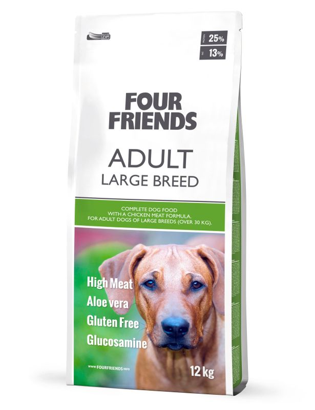 Fourfriends Dog Adult Large Breed 12 kg