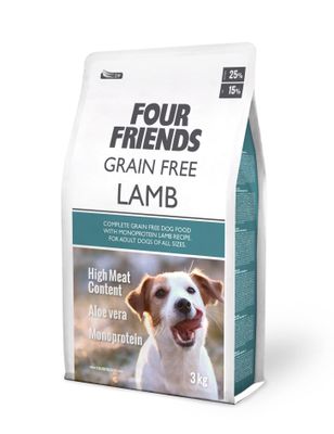 Fourfriends Dog GF Lamb 3 kg