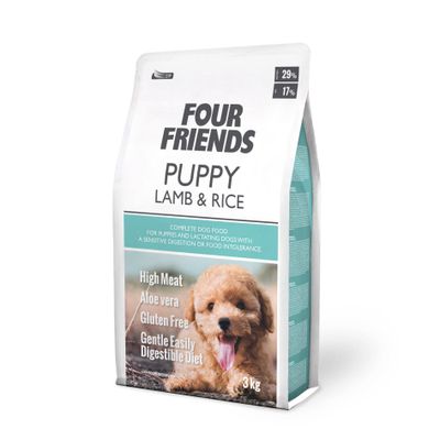 Fourfriends Dog Puppy Lamb & Rice (3 kg)