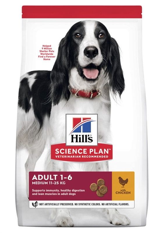 Hill's Canine Adult Medium Chicken 14kg