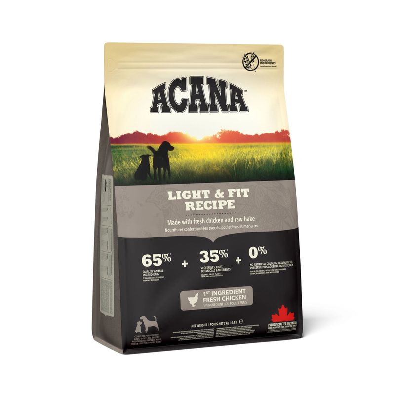 Acana Light & Fit hundfoder 2kg