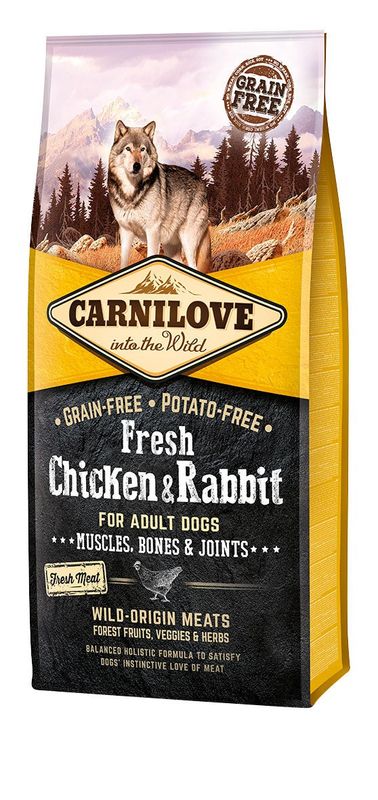 Carnilove Fresh Chicken & Rabbit for Adult (12 kg)