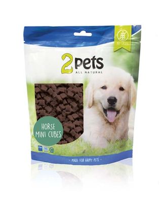 2pets Dogsnack Horse MiniCubes, 400 g x5