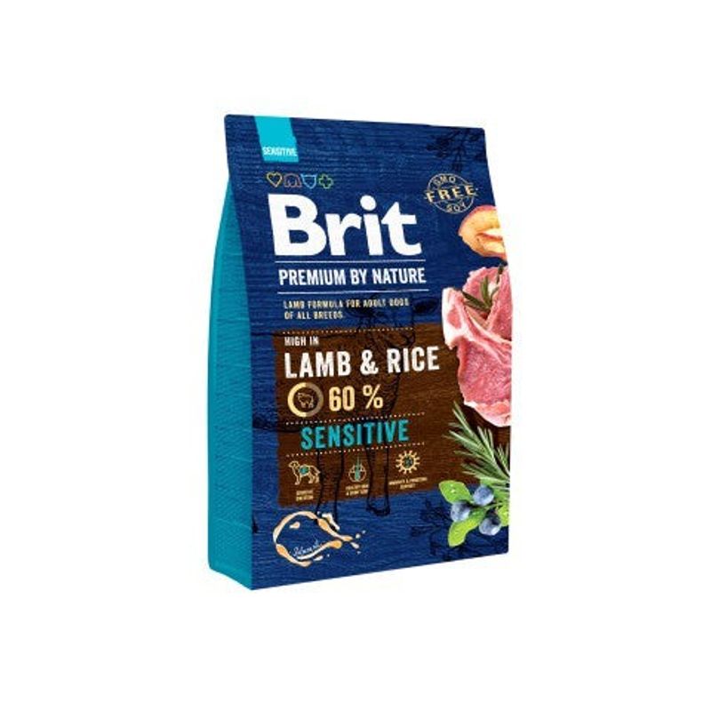 Brit PbN Sensit.lamm f.känsliga 3kg