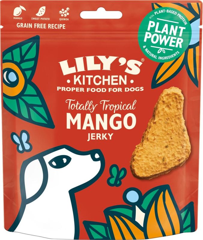 Lilys K Plant Power Mango Jerky 70g x8