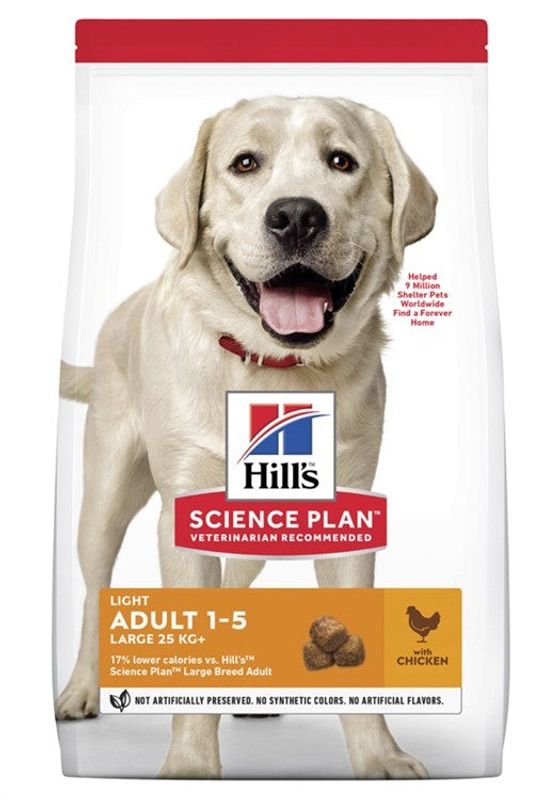 Hill's Canine Adult Light Large Breed Chicken 14kg