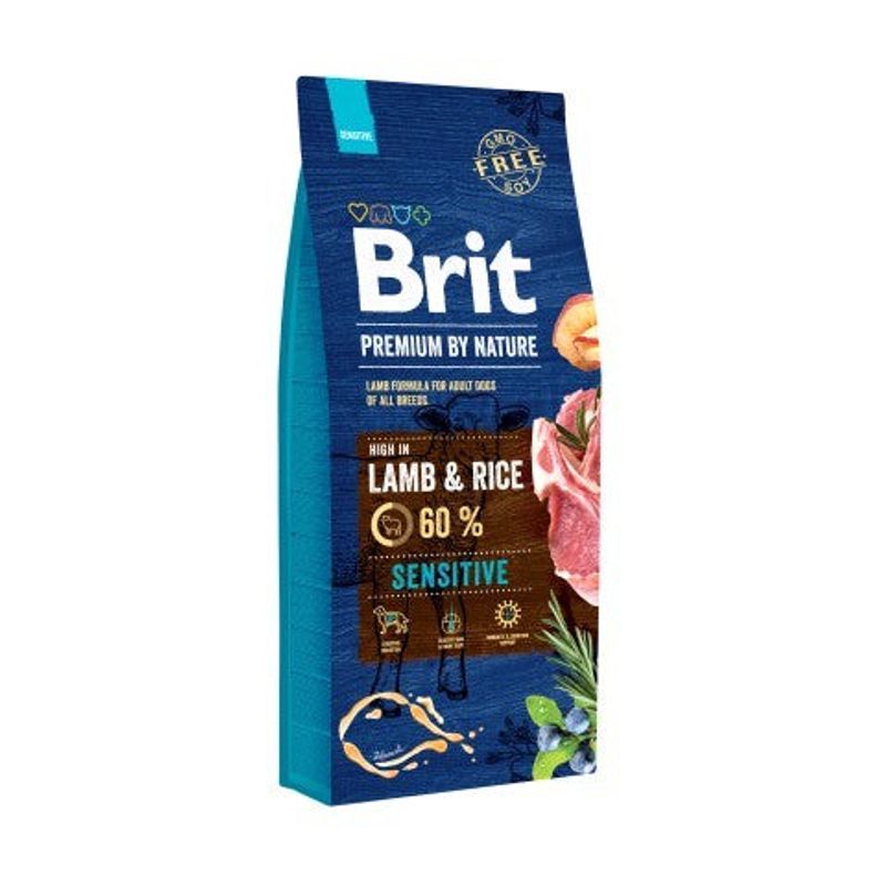 Brit PbN Sensit.lamm f.känsliga 15kg