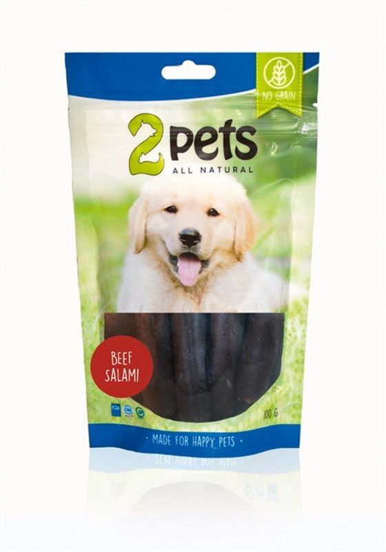 2pets Dogsalami Beef 100 g x6