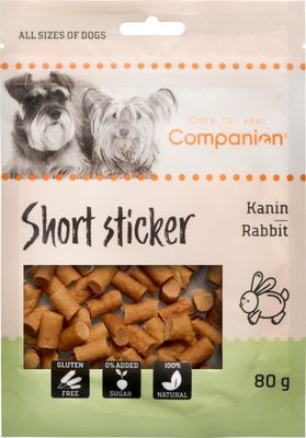 Companion short rabbit sticks 1,5cm 50g x12