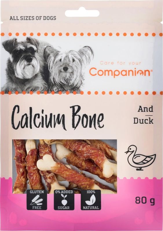 Companion duck calcium bone 80g x18