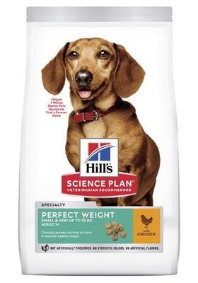 HILL'S SP CANINE ADULT PERFECT WEIGHT SMALL&MINI CHICKEN 6KG