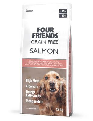 Fourfriends Dog GF Salmon 12 kg