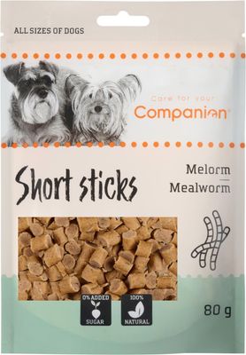 Companion Short Sticks, mjölmask 100g x18