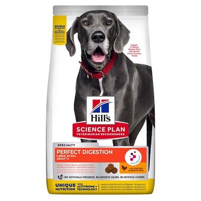 Hill's Canine Adult Per.Digest. LB, Chick.&Br.Rice 12kg