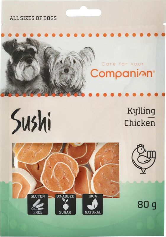 Companion Sushi Kyckling 80g x18